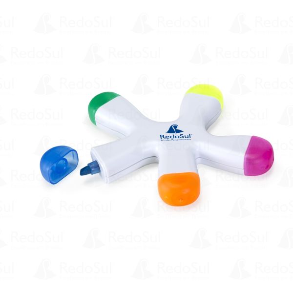 Caneta Marca Texto personalizada em formato splash Caneta Marca Texto personalizada em formato splash